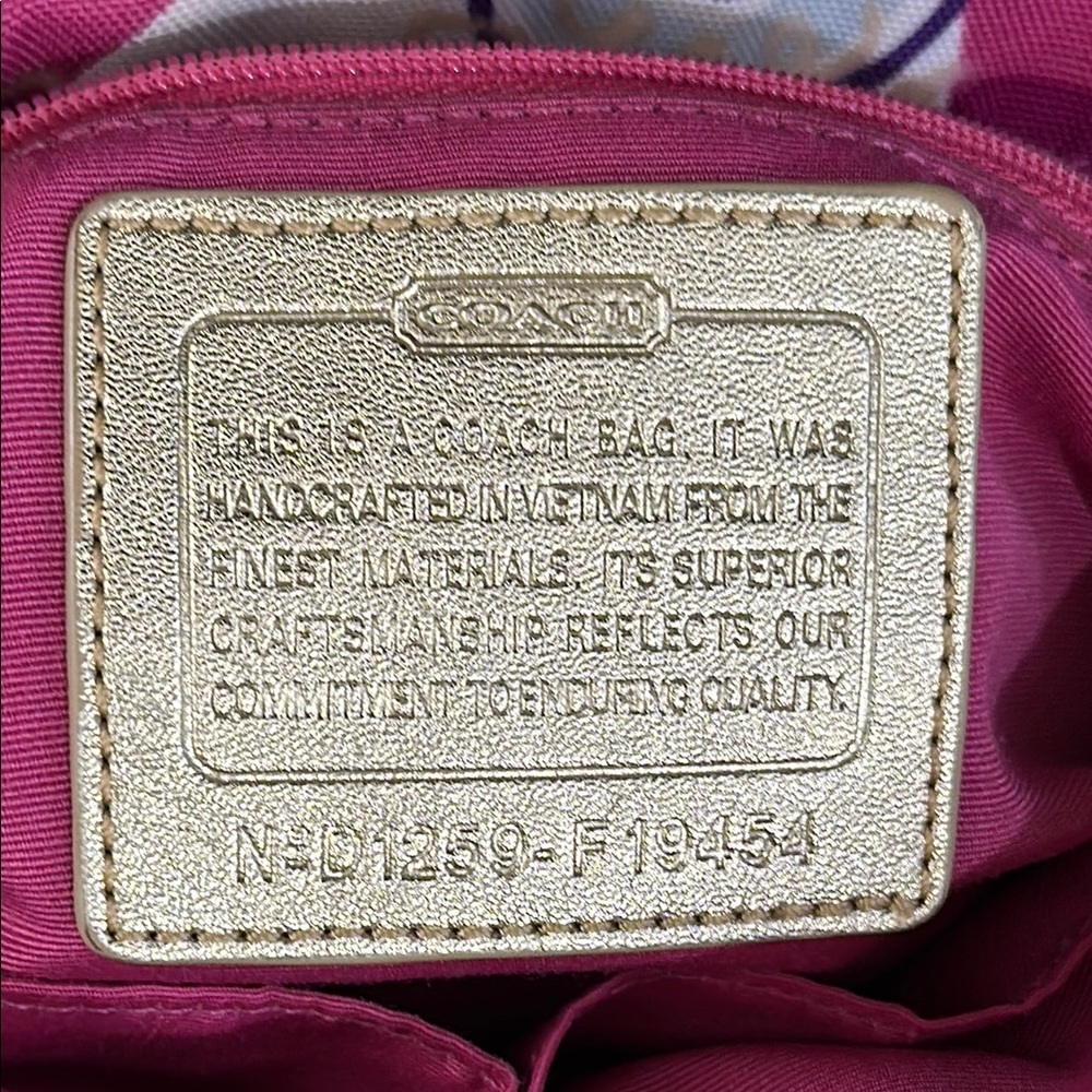 Coach Vibrant Multi-Color Whimsical Crossbody Bag - Picture 2 of 11